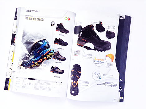exemple de chemin de fer sous InDesign